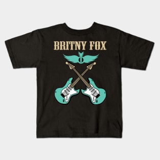 BRITNY FOX BAND Kids T-Shirt